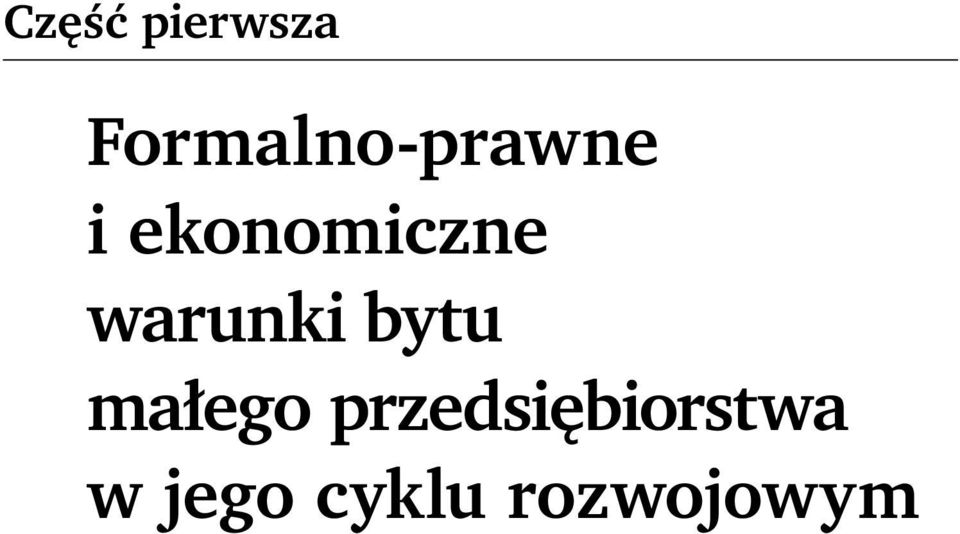 ekonomiczne warunki bytu