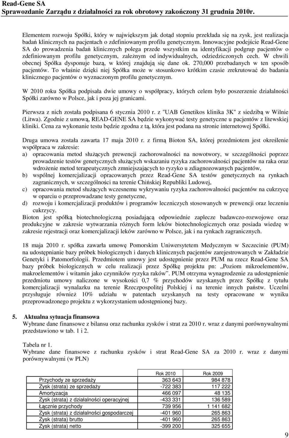 Innowacyjne podejście Read-Gene SA do prowadzenia badań klinicznych polega przede wszystkim na identyfikacji podgrup pacjentów o zdefiniowanym profilu genetycznym, zaleŝnym od indywidualnych,