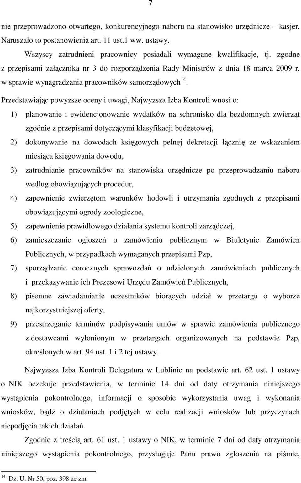 w sprawie wynagradzania pracowników samorządowych 14.