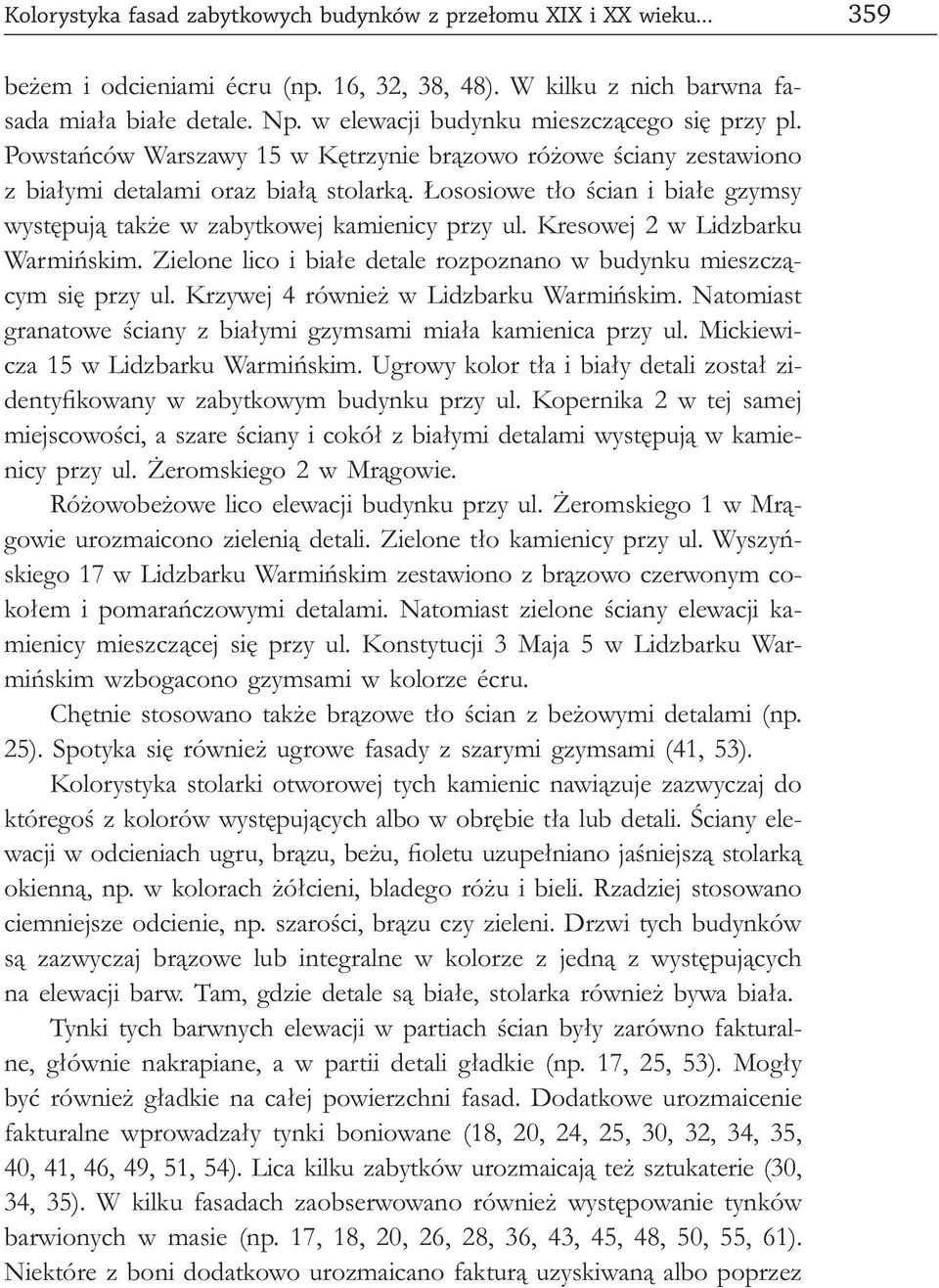 budynków z
