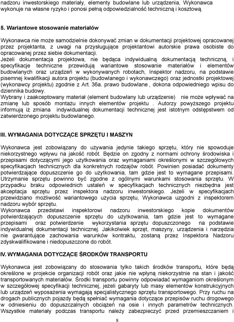 osobiste do opracowanej przez siebie dokumentacji.