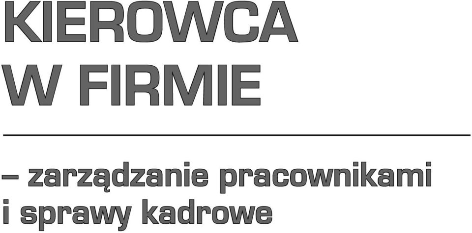 zarządzanie