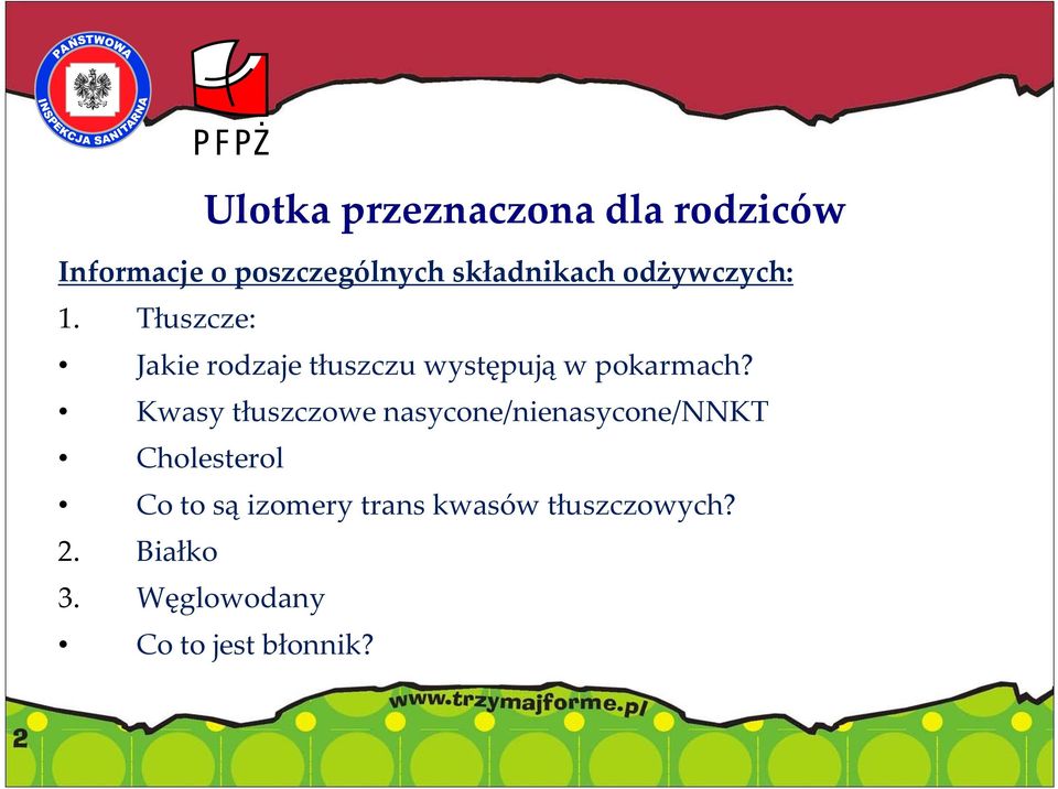 Tłuszcze: Jakie rodzaje tłuszczu występują w pokarmach?