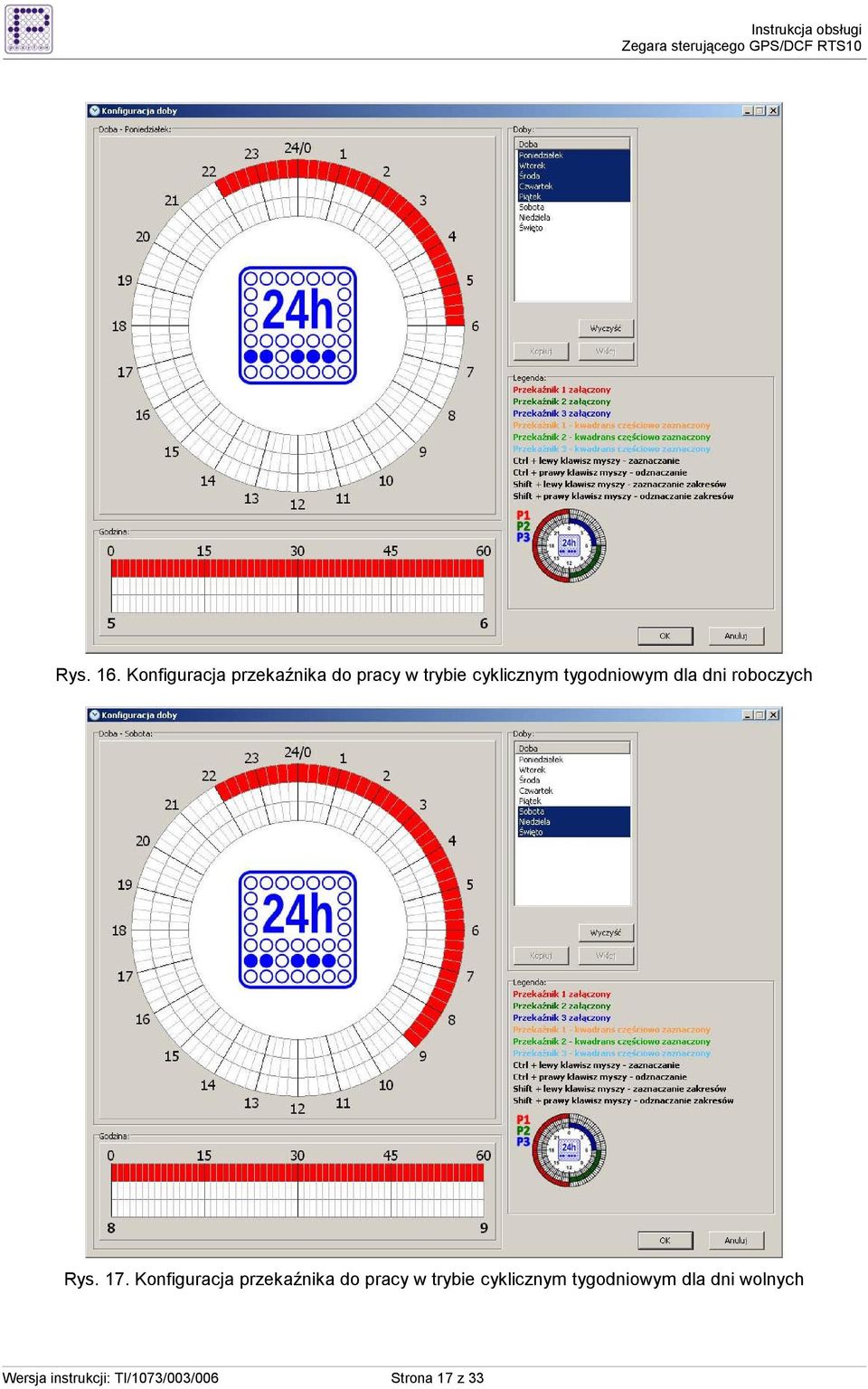tygodniowym dla dni roboczych Rys. 17.