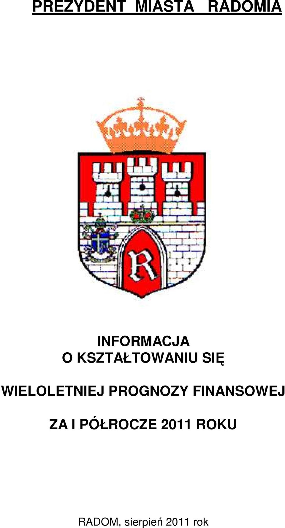 WIELOLETNIEJ PROGNOZY FINANSOWEJ