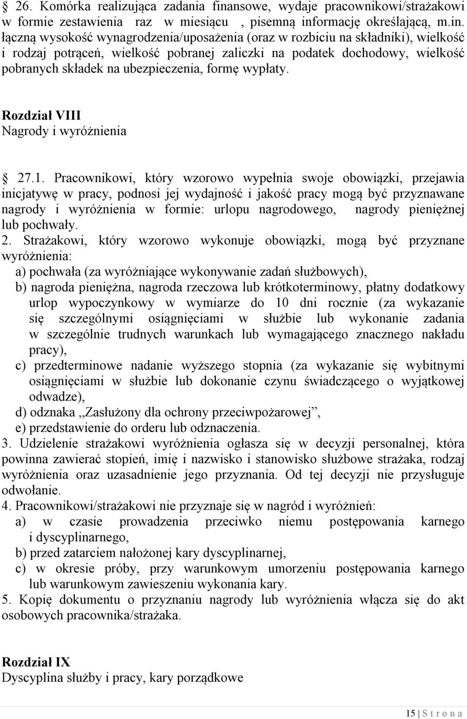 ormację określającą, m.in.