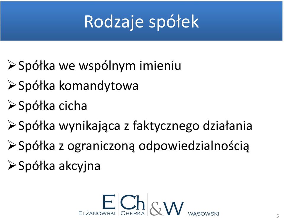 wynikająca z faktycznego działania Spółka