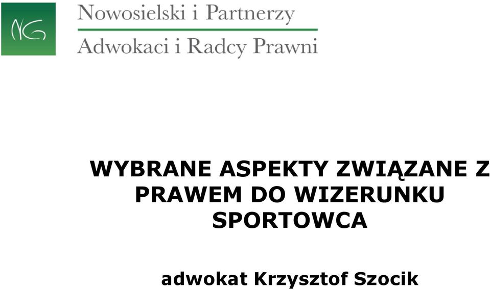 WIZERUNKU SPORTOWCA