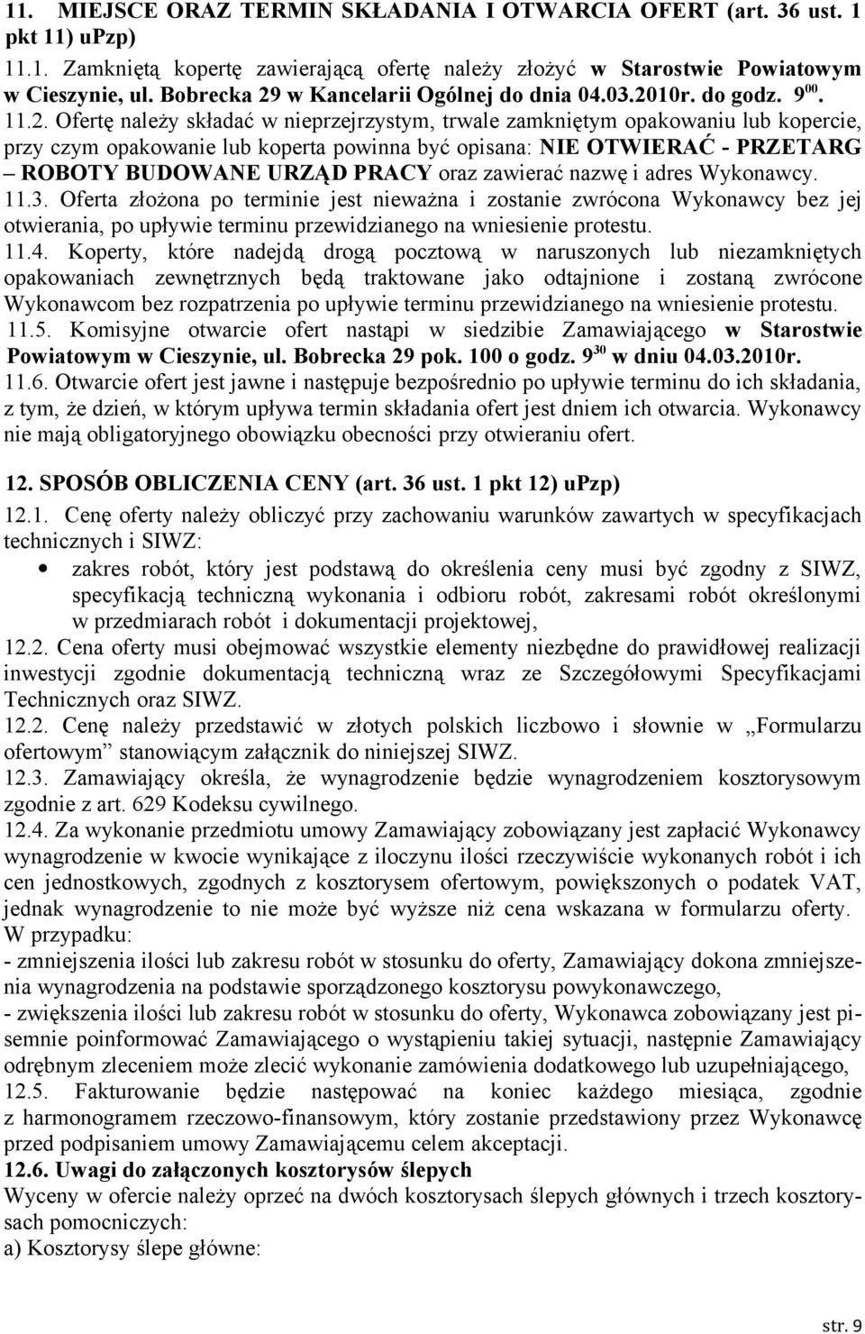 w Kancelarii Ogólnej do dnia 04.03.20