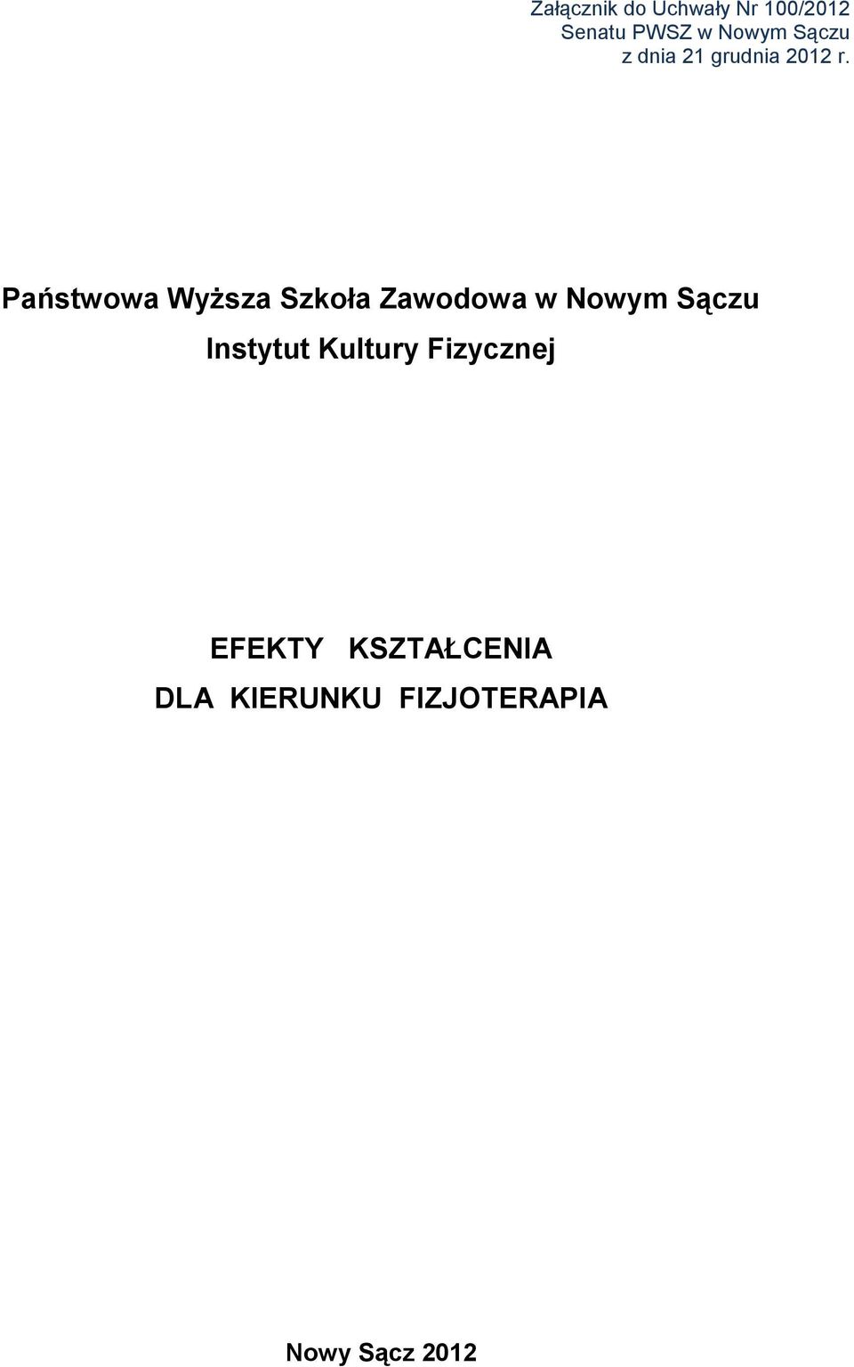 Państwowa Wyższa Szkoła Zawodowa w Nowym Sączu