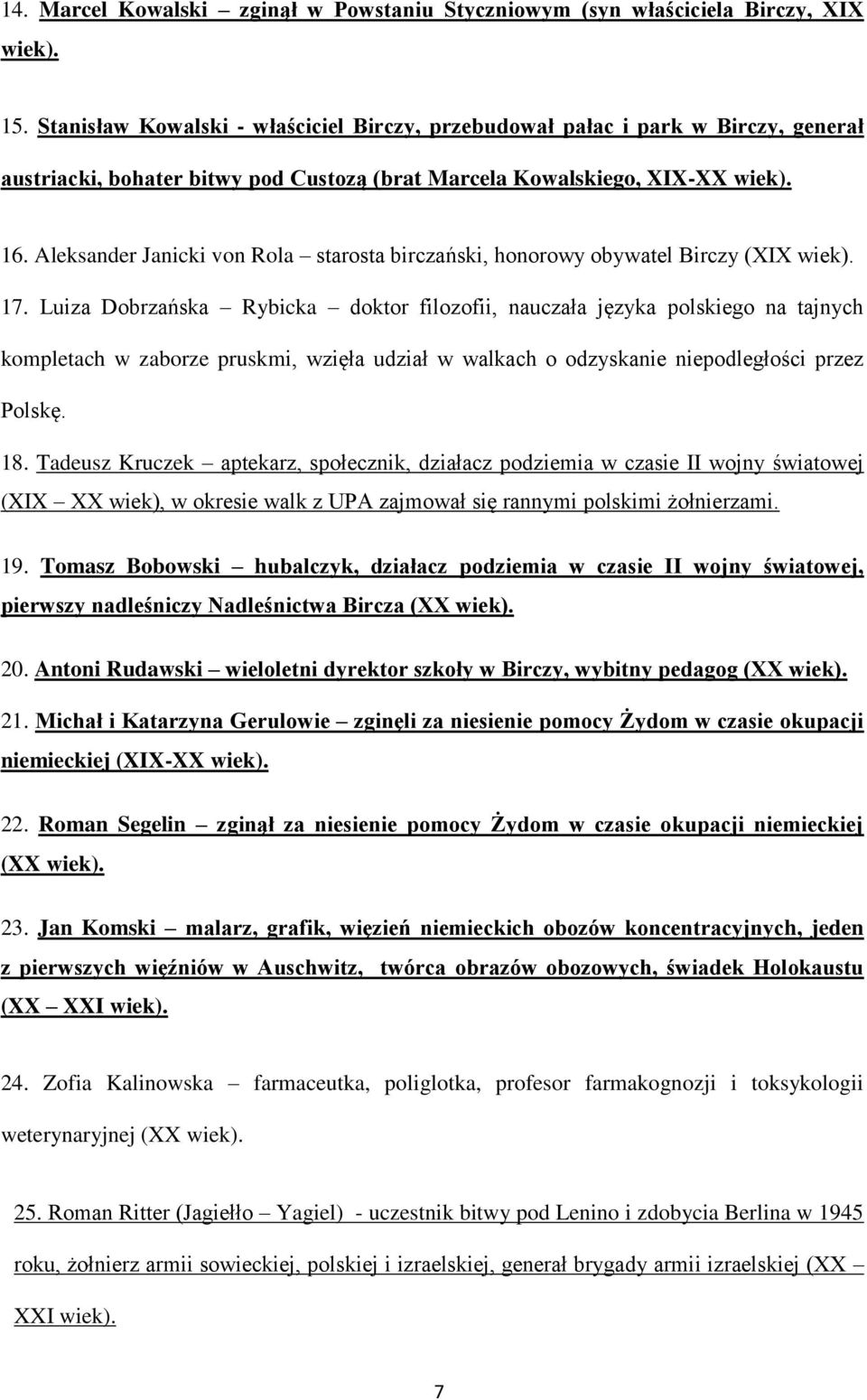 Aleksander Janicki von Rola starosta birczański, honorowy obywatel Birczy (XIX wiek). 17.