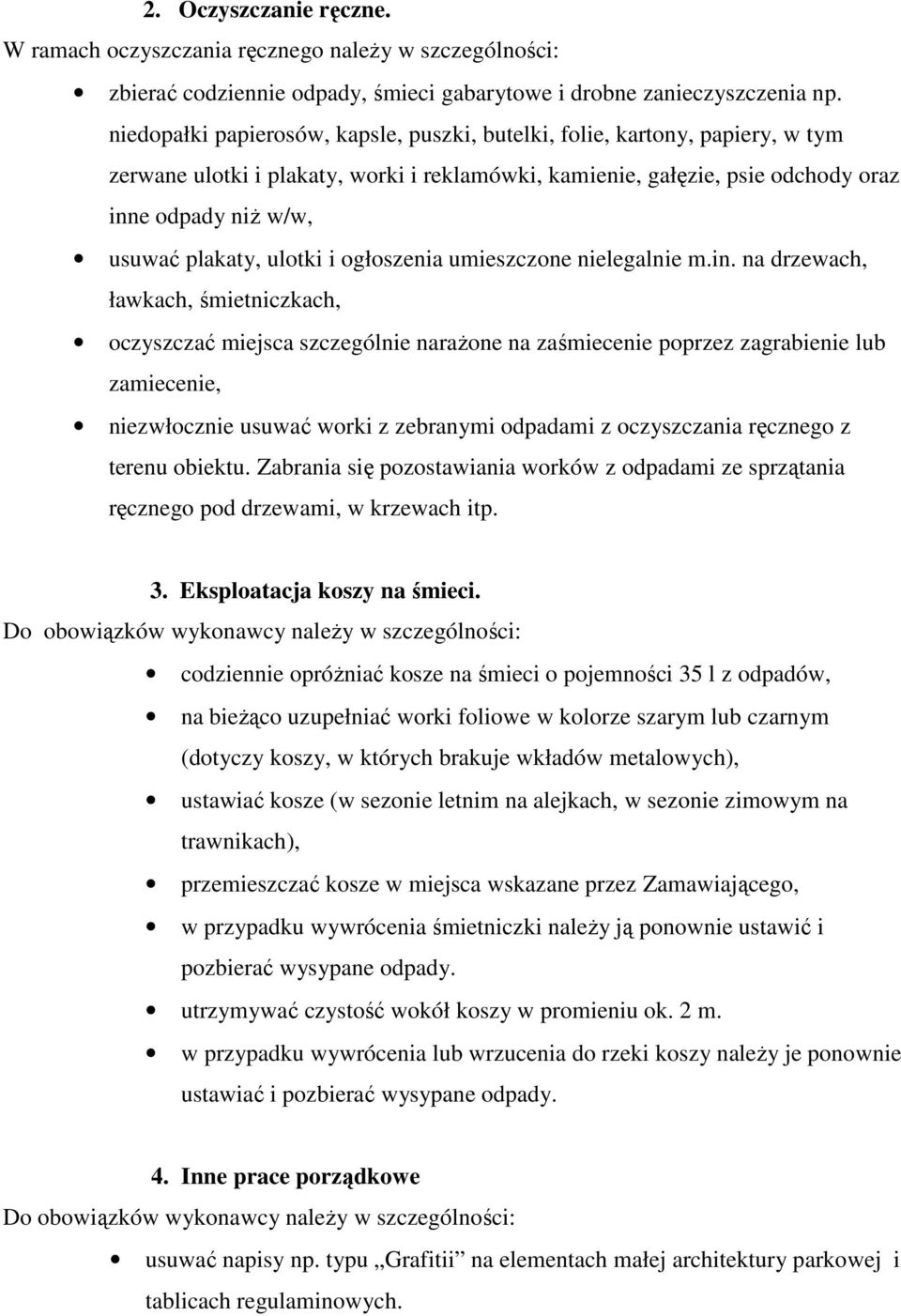 ulotki i ogłoszenia umieszczone nielegalnie m.in.