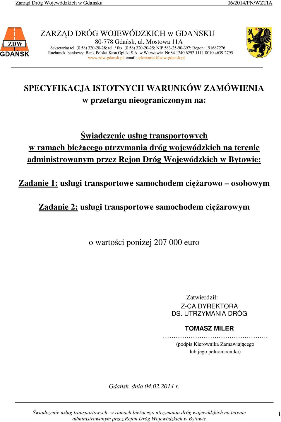 pl email: sekretariat@zdw-gdansk.