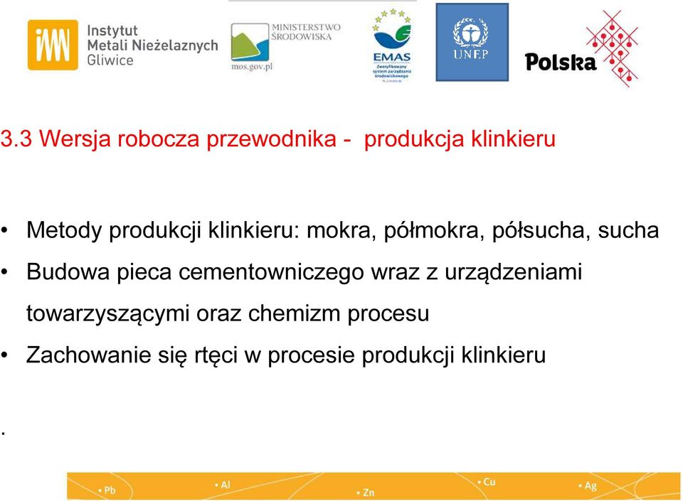 pieca cementowniczego wraz z urządzeniami towarzyszącymi oraz