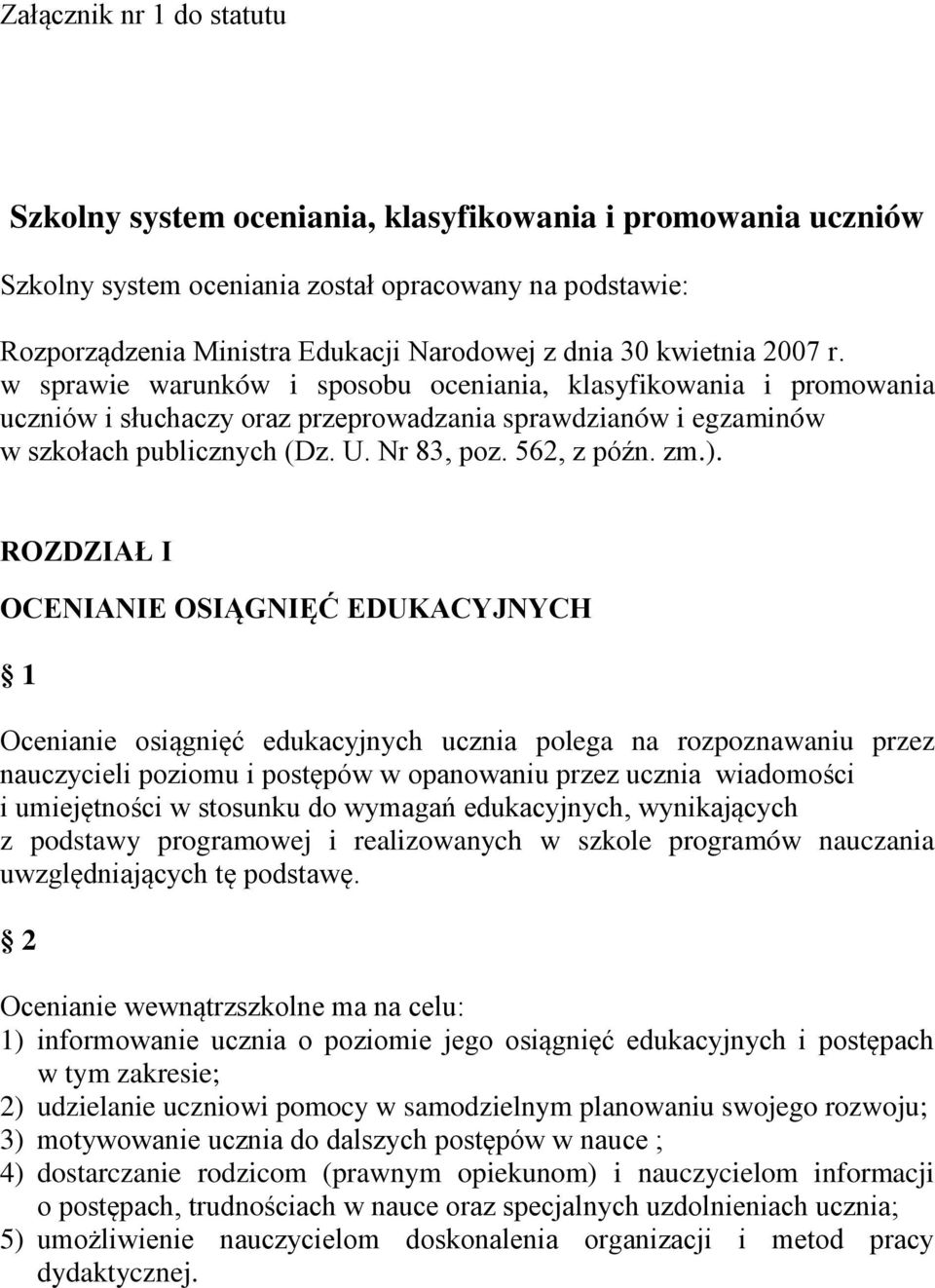 562, z późn. zm.).