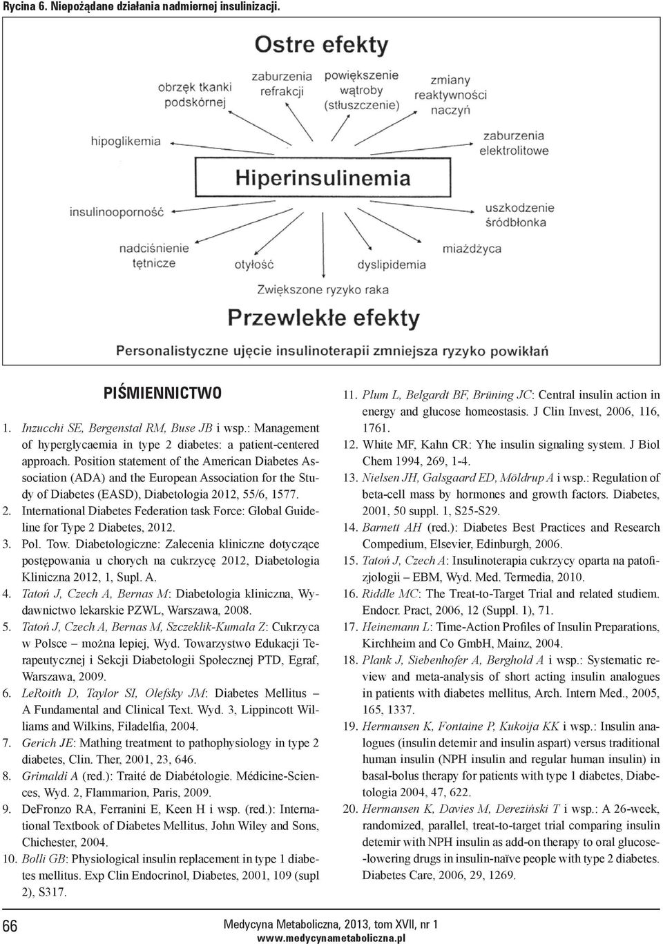 12, 55/6, 1577. 2. International Diabetes Federation task Force: Global Guideline for Type 2 Diabetes, 2012. 3. Pol. Tow.
