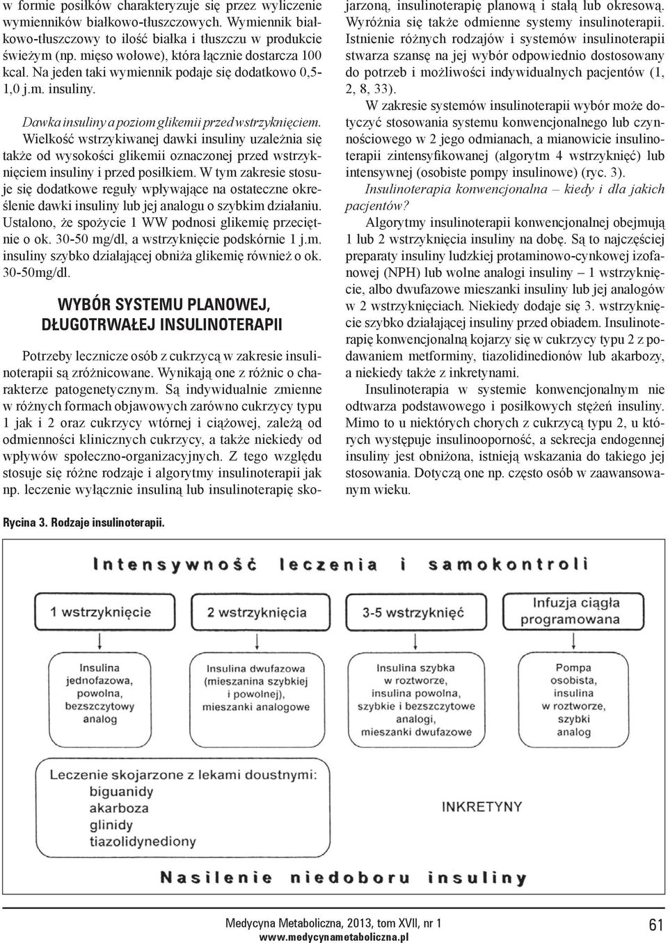 Wielkość wstrzykiwanej dawki insuliny uzależnia się także od wysokości glikemii oznaczonej przed wstrzyknięciem insuliny i przed posiłkiem.