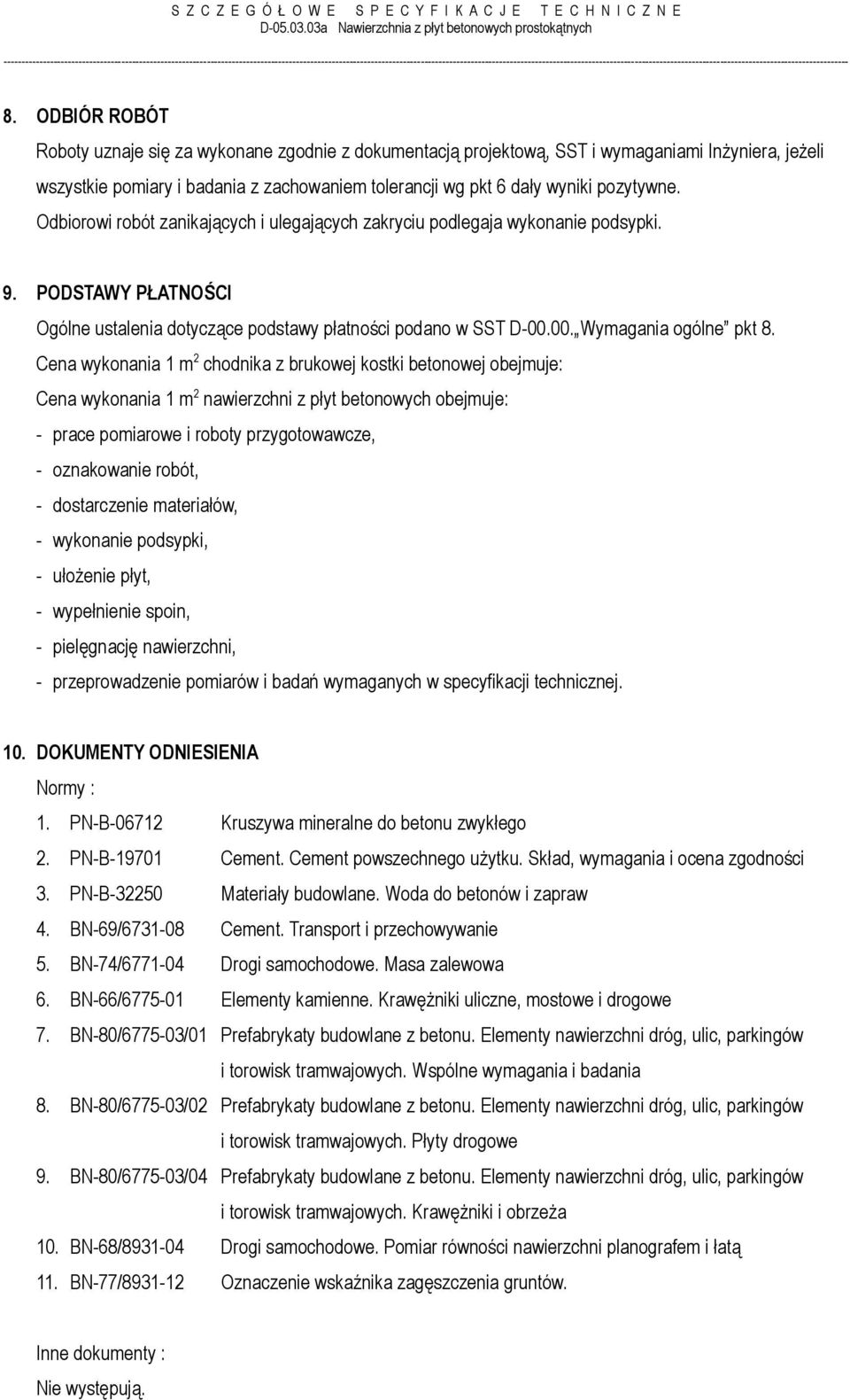 00. Wymagania ogólne pkt 8.