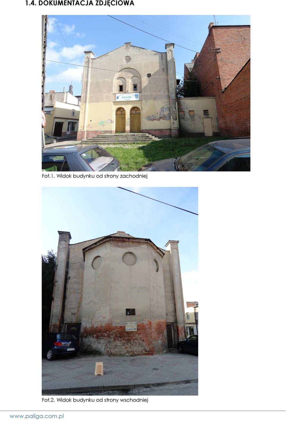 Widok budynku od strony