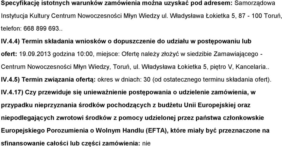 Władysława Łkietka 5, piętr V, Kancelaria.. IV.4.