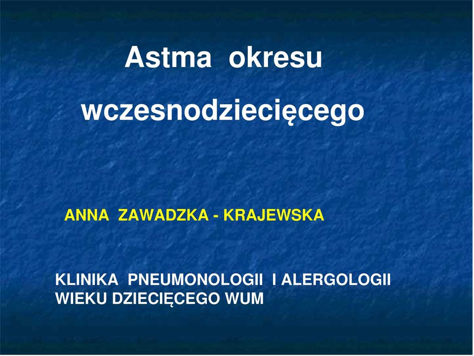 ZAWADZKA - KRAJEWSKA KLINIKA