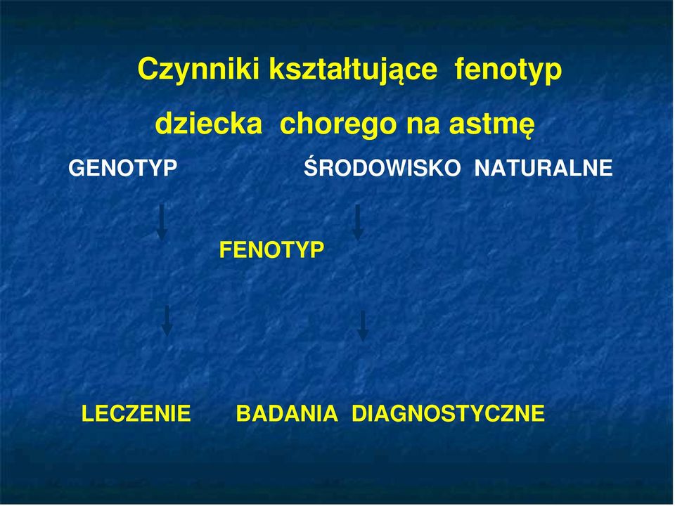 GENOTYP ŚRODOWISKO NATURALNE