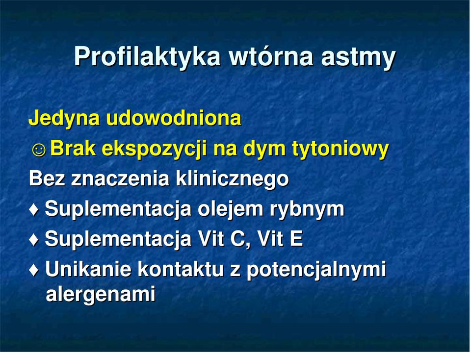 klinicznego Suplementacja olejem rybnym