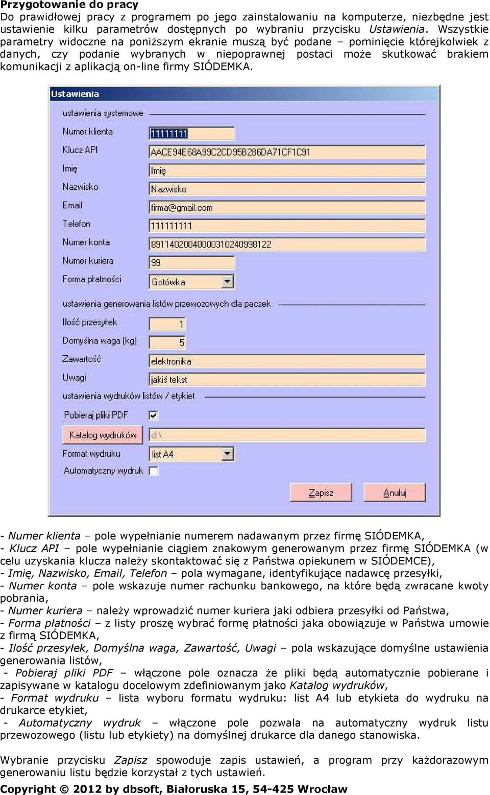 on-line firmy SIÓDEMKA.