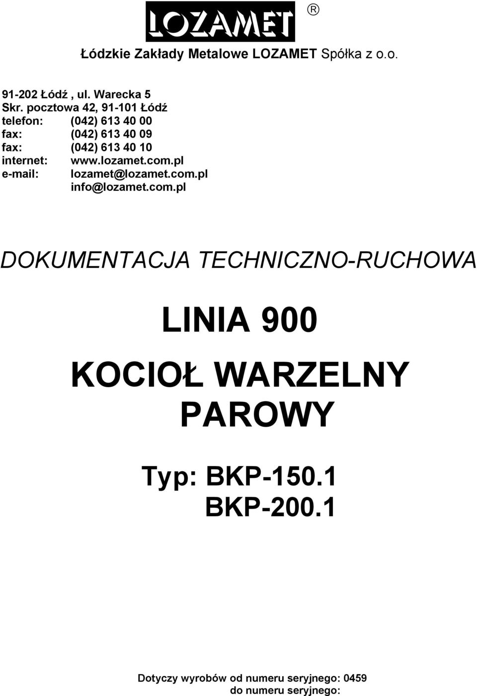 e-mail: www.lozamet.com.