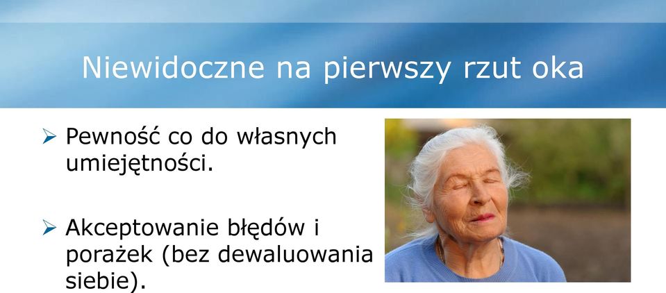 umiejętności.