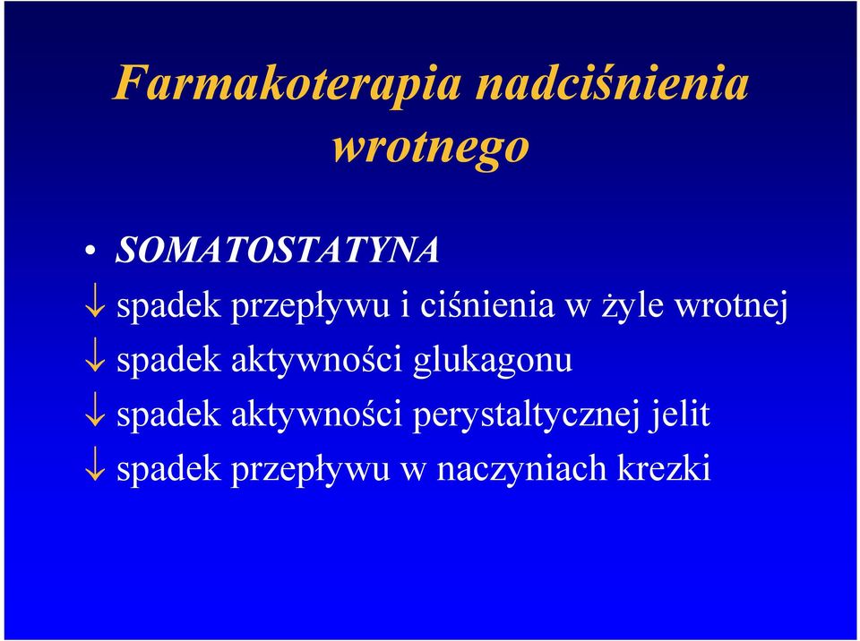 wrotnej spadek aktywności glukagonu spadek