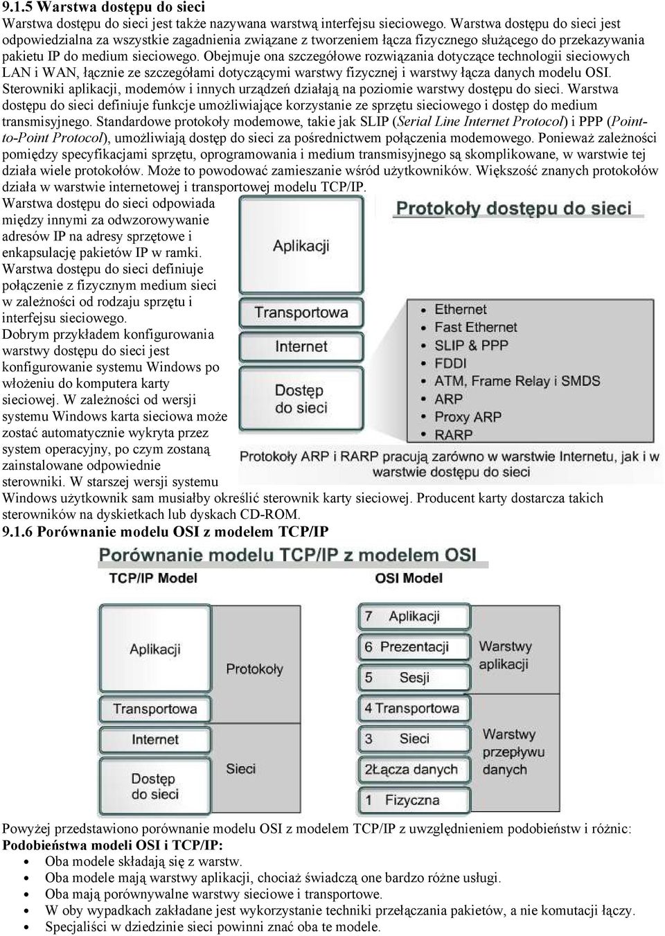 Obejmuje ona szczegółowe rozwiązania dotyczące technologii sieciowych LAN i WAN, łącznie ze szczegółami dotyczącymi warstwy fizycznej i warstwy łącza danych modelu OSI.