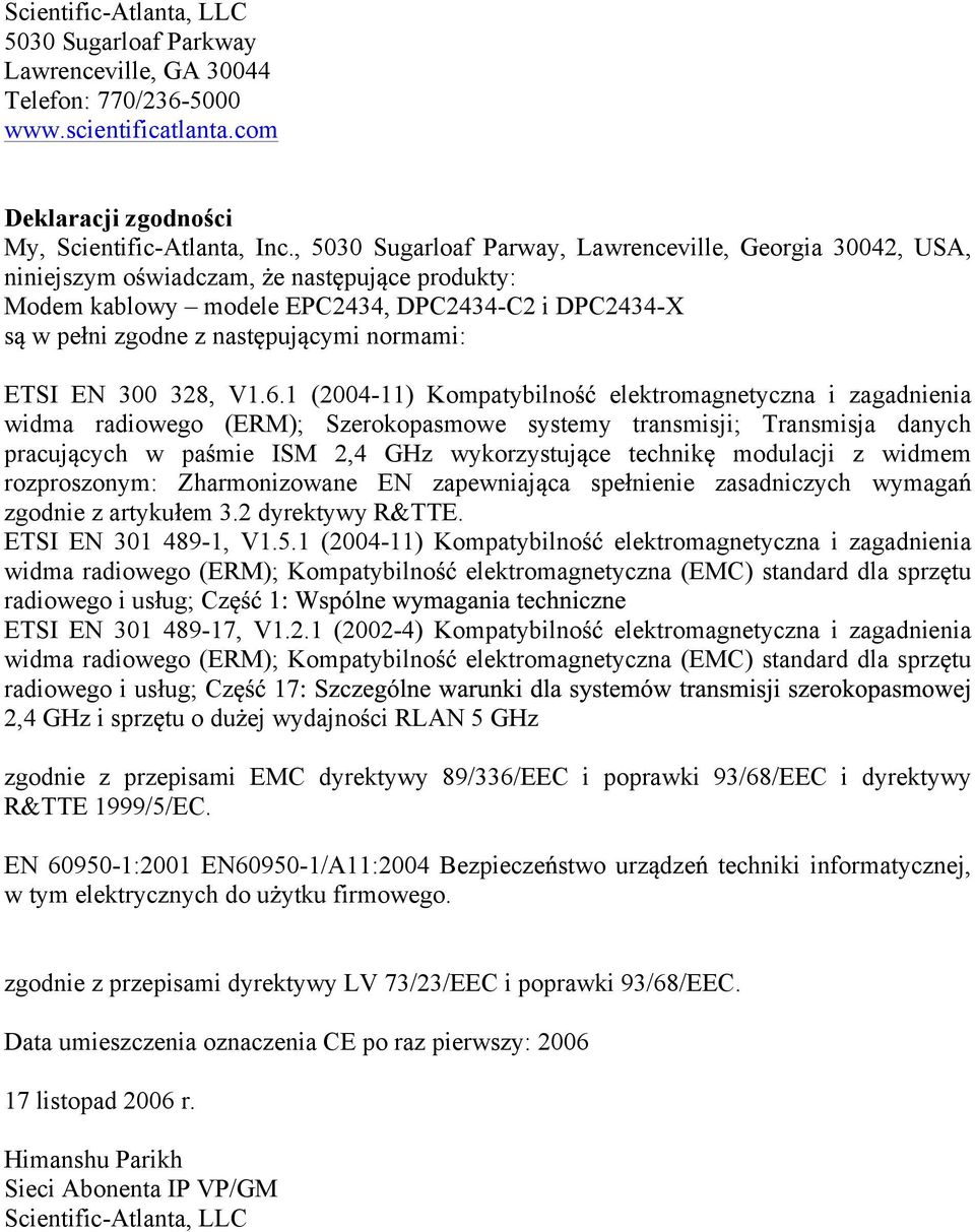 normami: ETSI EN 300 328, V1.6.