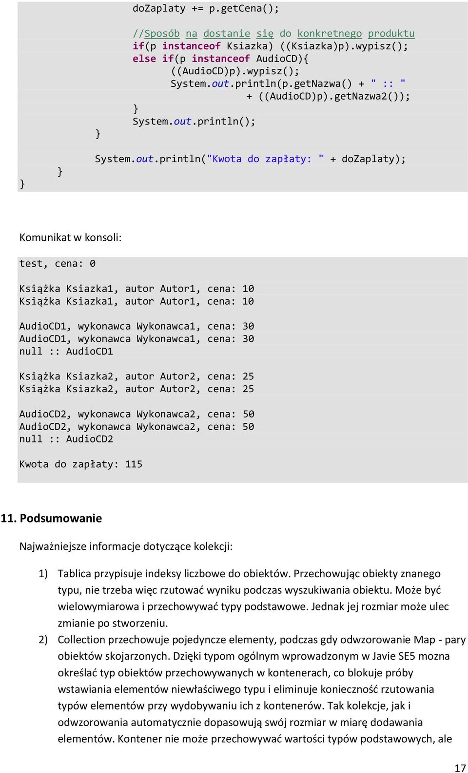 println(); System.out.