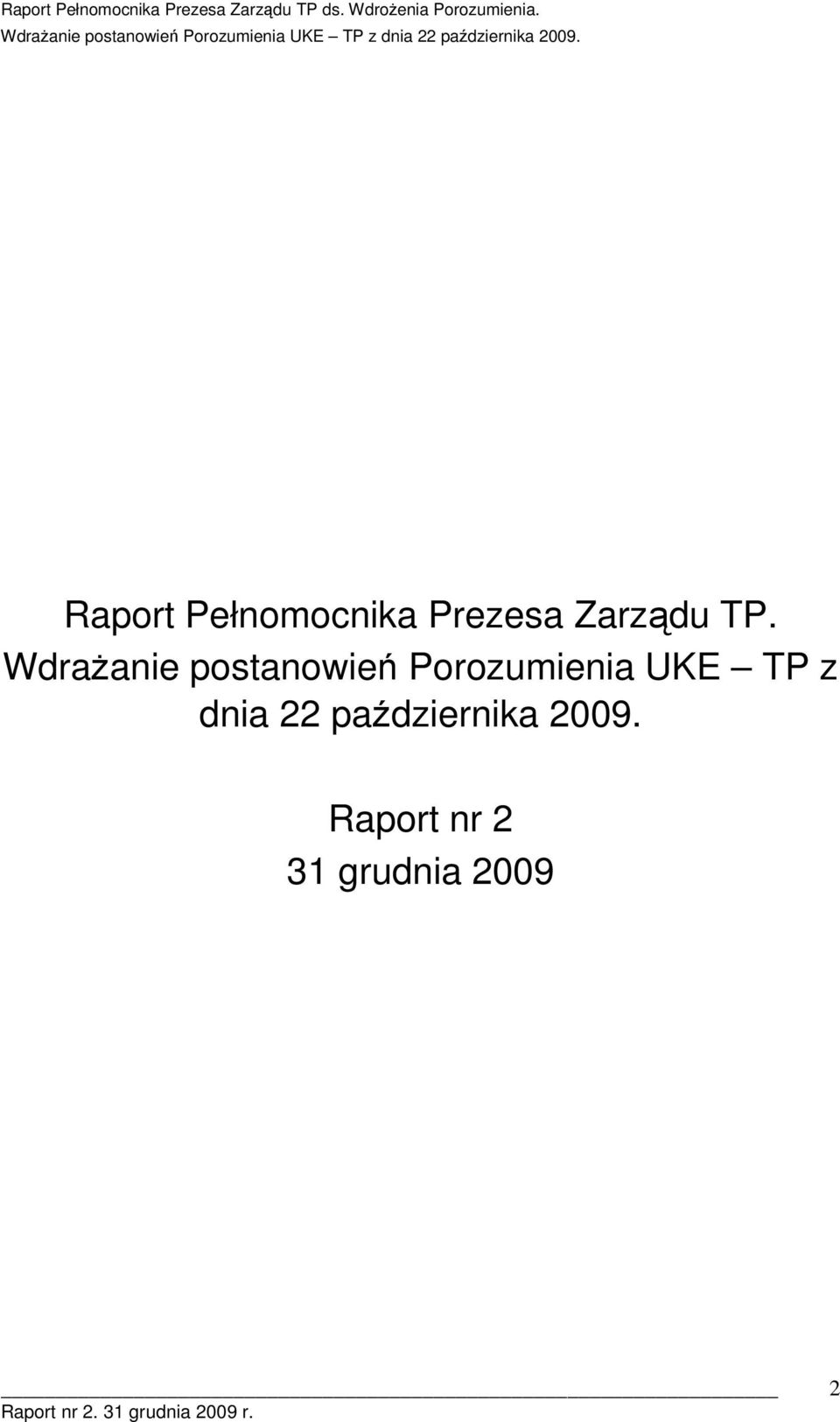 Przumienia UKE TP z dnia 22