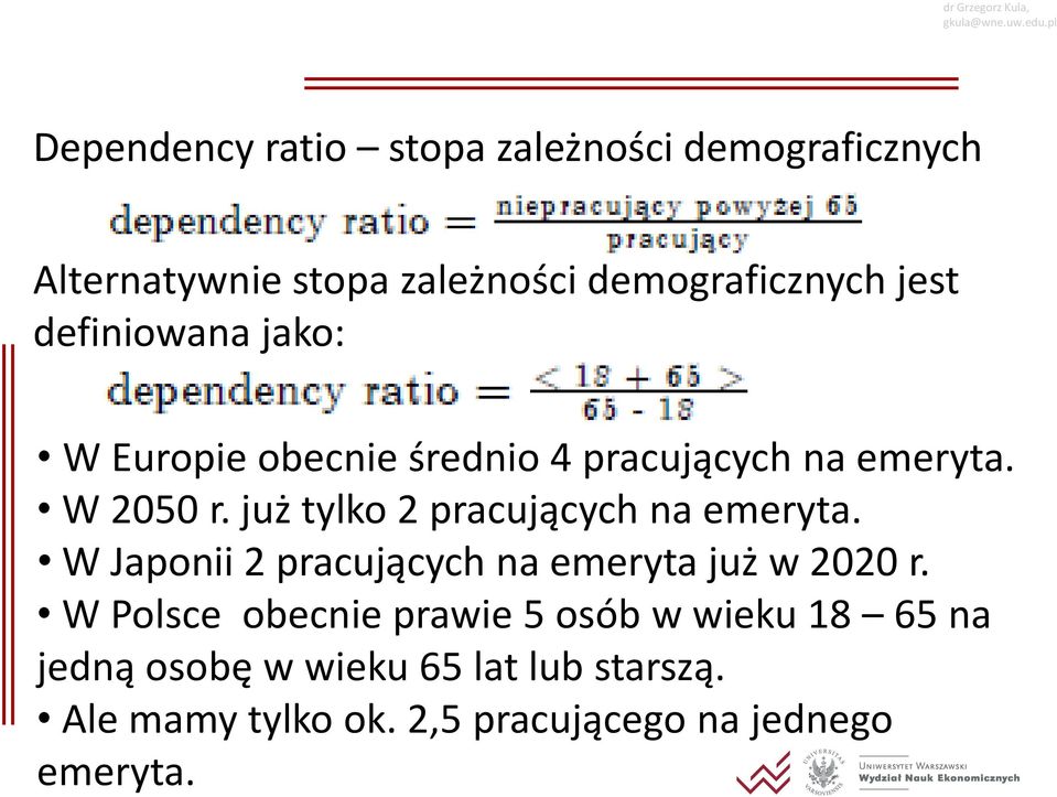 już tylko 2 pracujących na emeryta. W Japonii 2 pracujących na emeryta już w 2020 r.