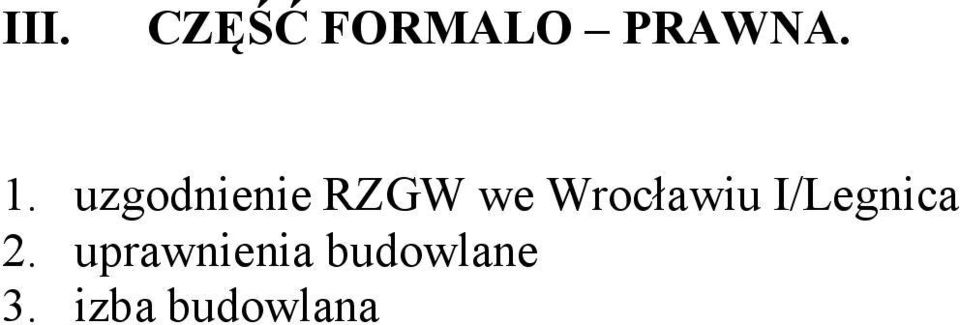 Wrocławiu I/Legnica 2.