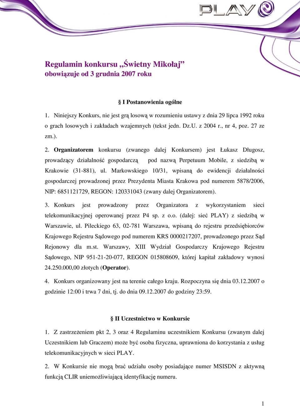 lipca 1992 roku o grach losowych i zakładach wzajemnych (tekst jedn. Dz.U. z 20