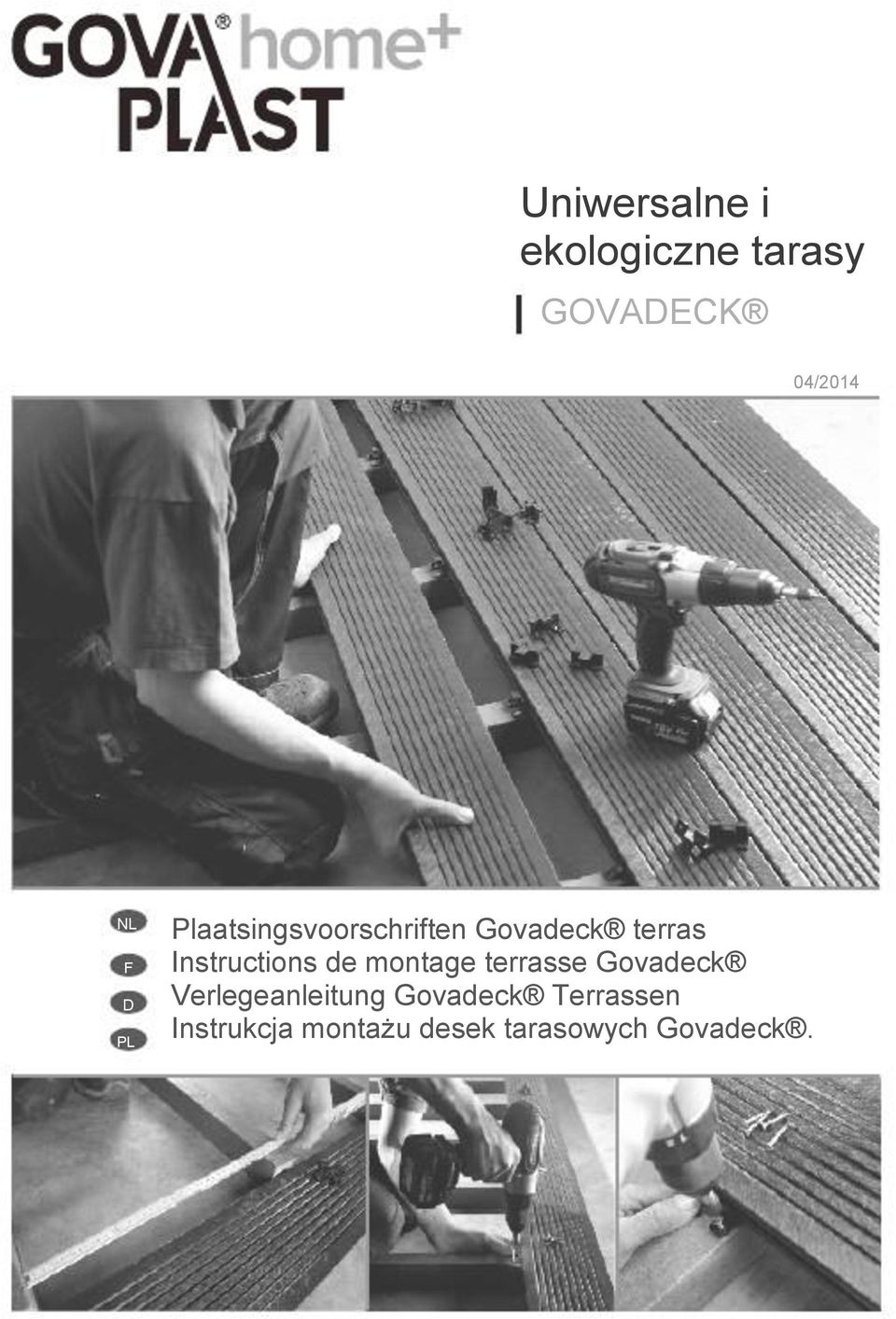 Instructions de montage terrasse Govadeck