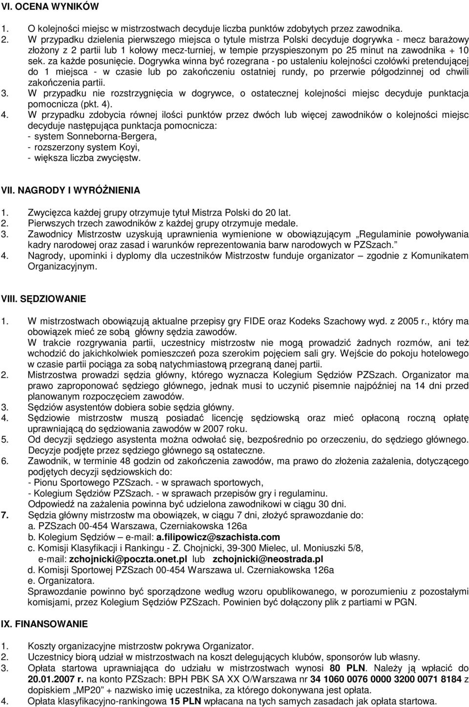 sek. za kaŝde posunięcie.