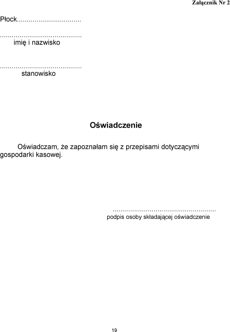zapoznałam się z przepisami dotyczącymi