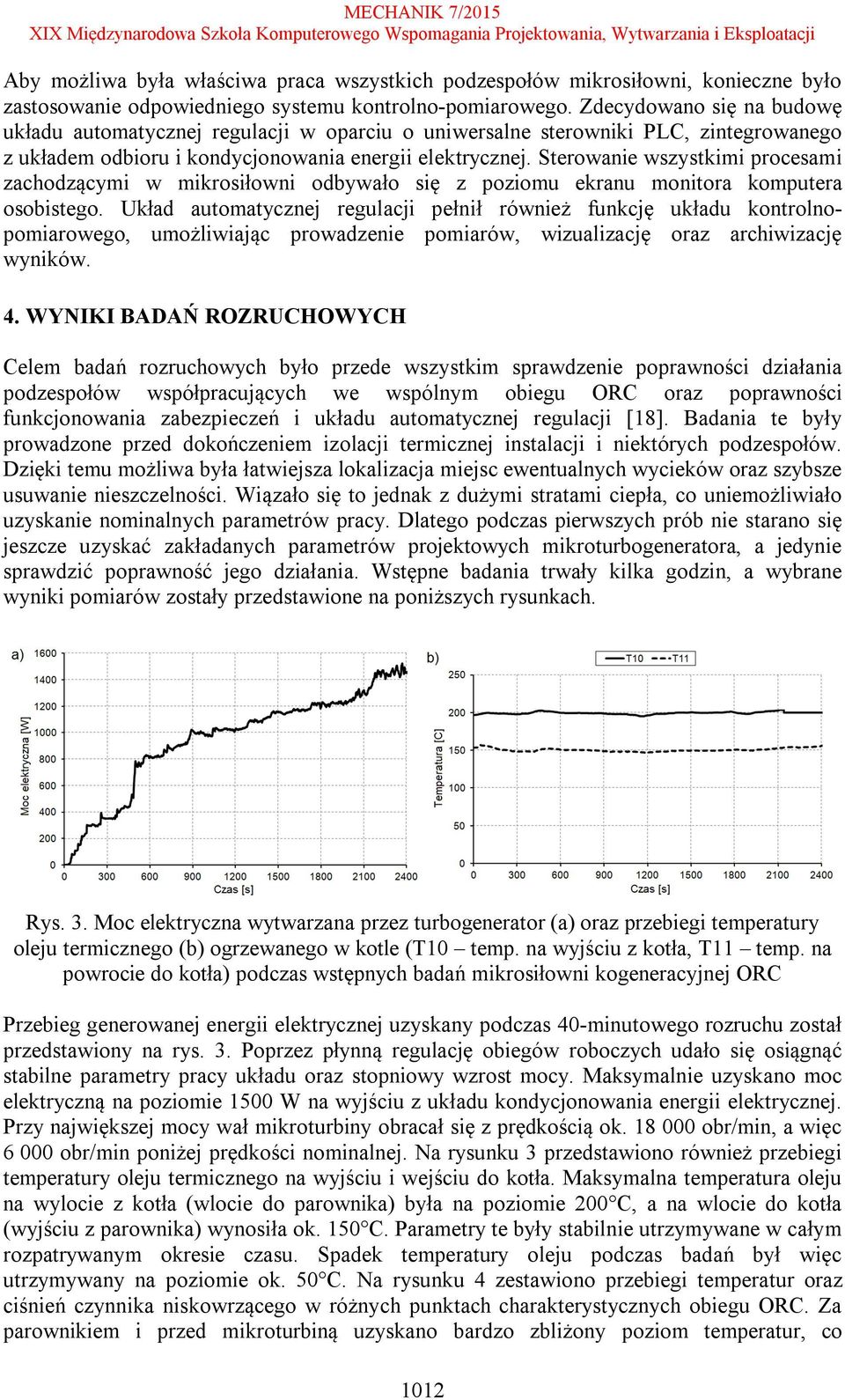 Sterowanie wszystkimi procesami zachodzącymi w mikrosiłowni odbywało się z poziomu ekranu monitora komputera osobistego.