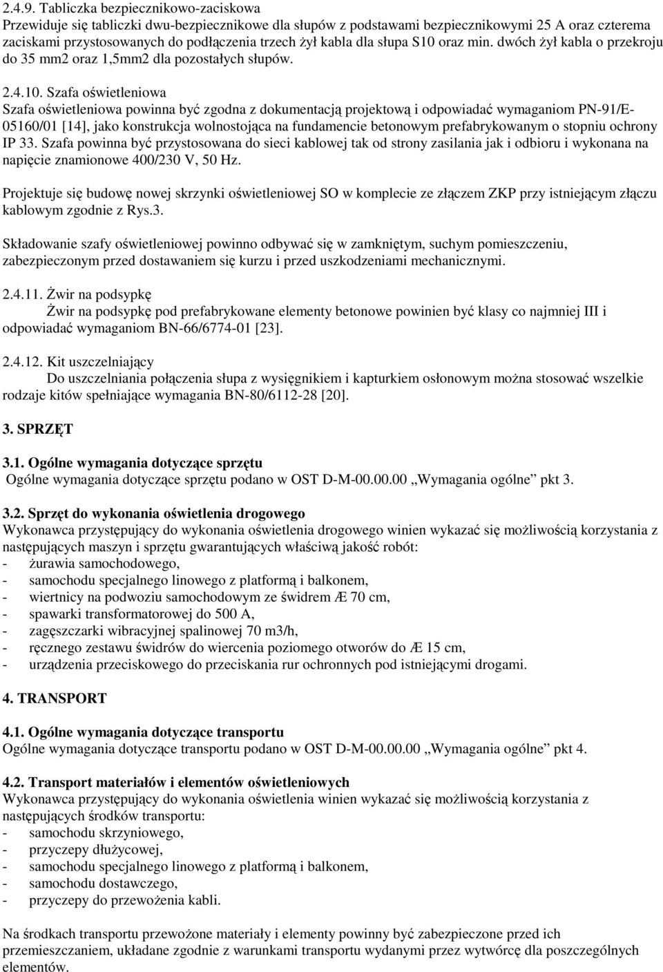 dla słupa S10 