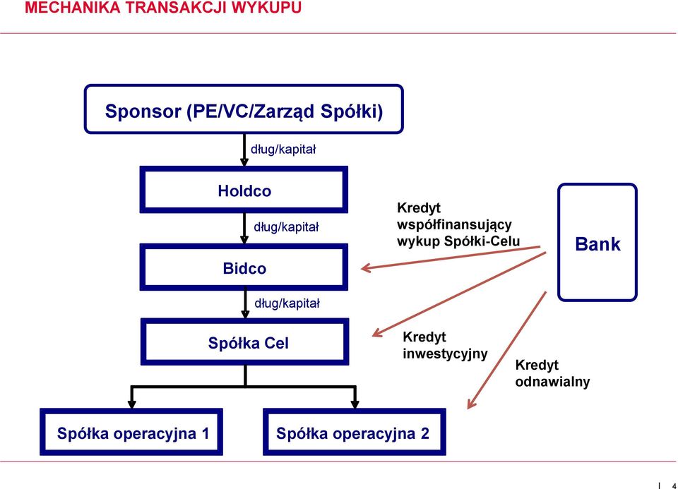 współfinansujący wykup Spółki-Celu Bank Spółka Cel Kredyt