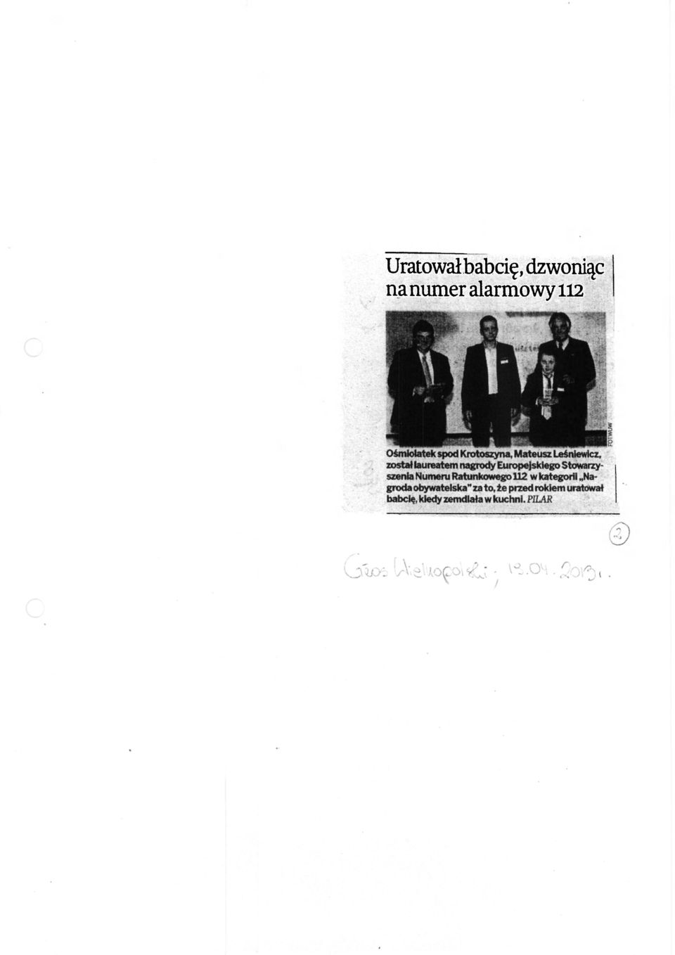 dzwoniąc na