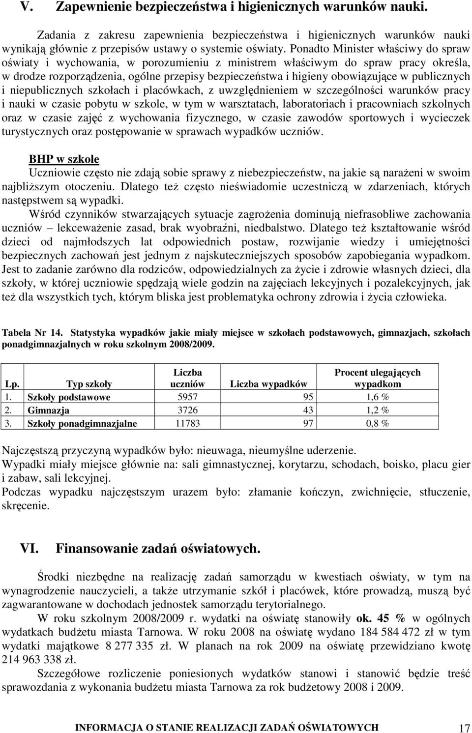 publicznych i niepublicznych szkołach i placówkach, z uwzględnieniem w szczególności warunków pracy i nauki w czasie pobytu w szkole, w tym w warsztatach, laboratoriach i pracowniach szkolnych oraz w