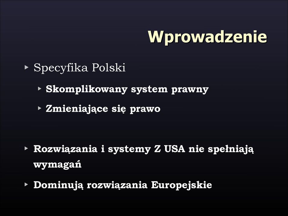 się prawo Rozwiązania i systemy Z USA