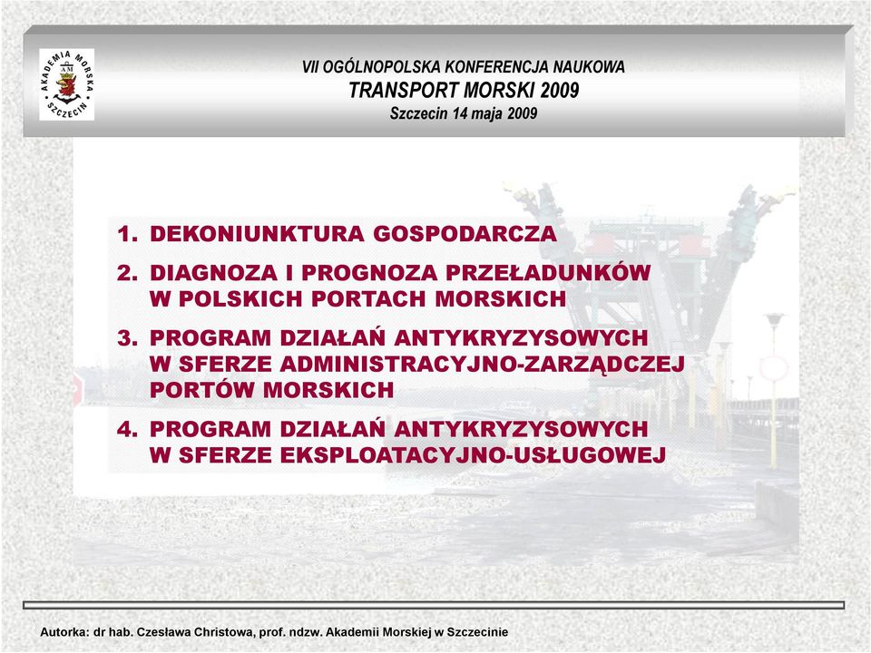 3. PROGRAM DZIAŁAŃ ANTYKRYZYSOWYCH W SFERZE