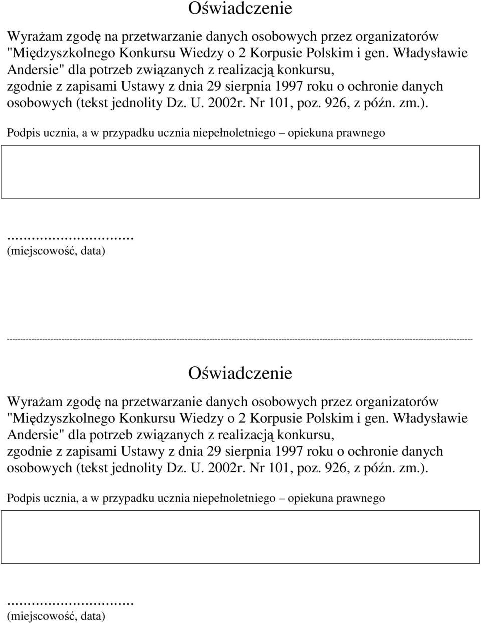 926, z późn. zm.).
