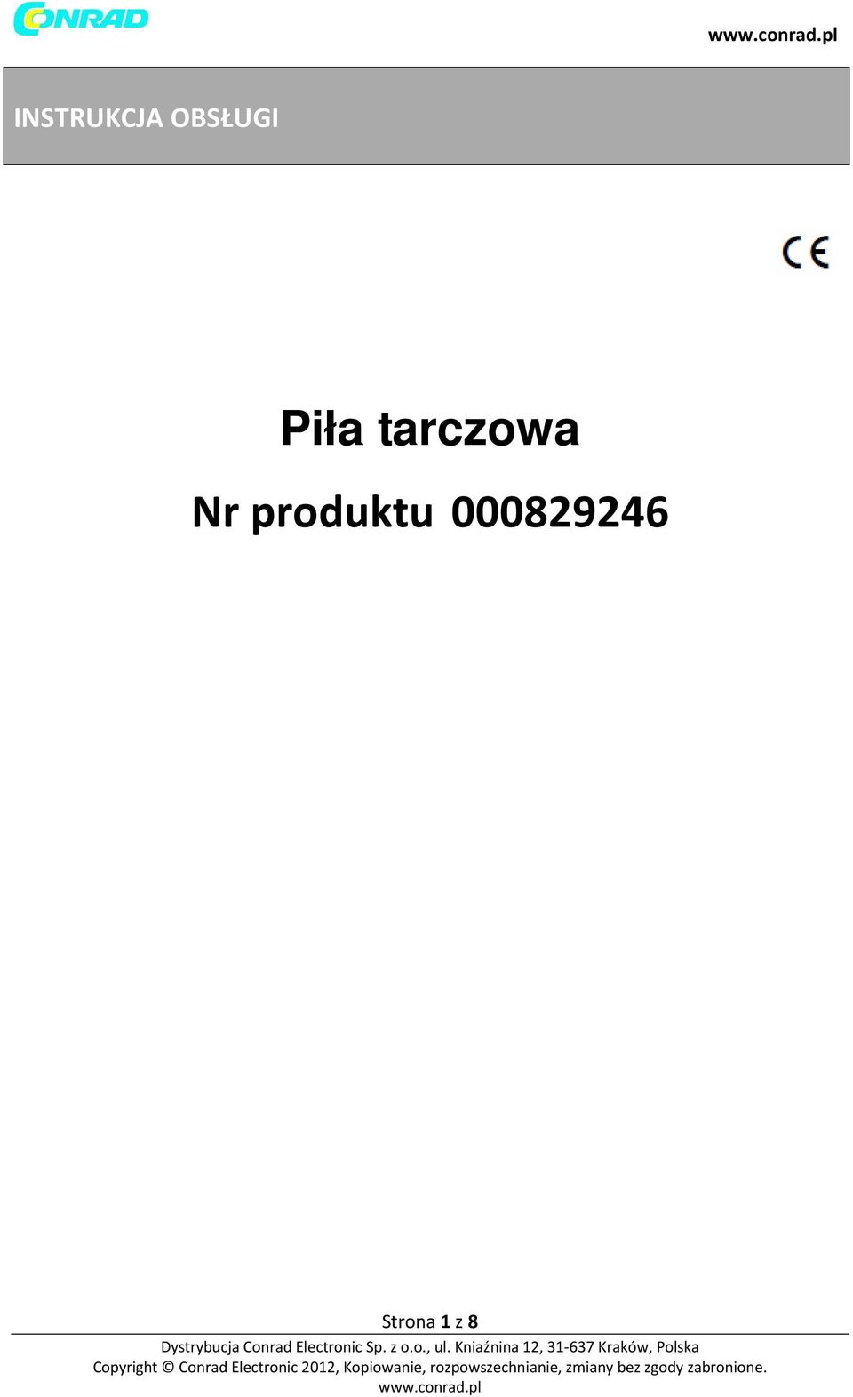 tarczowa Nr